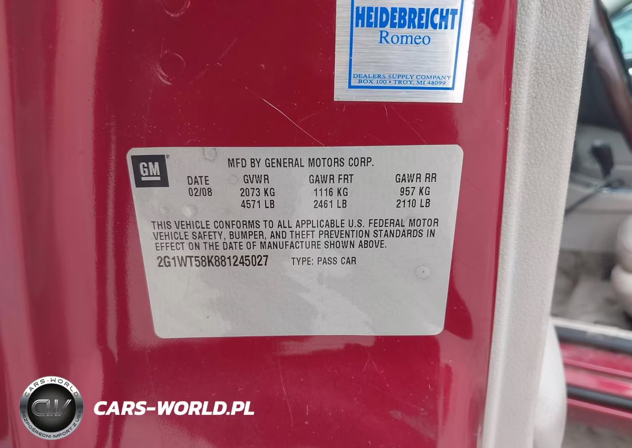 2008 Chevrolet Impala Lt VIN:2G1WT58K881245027 - 9