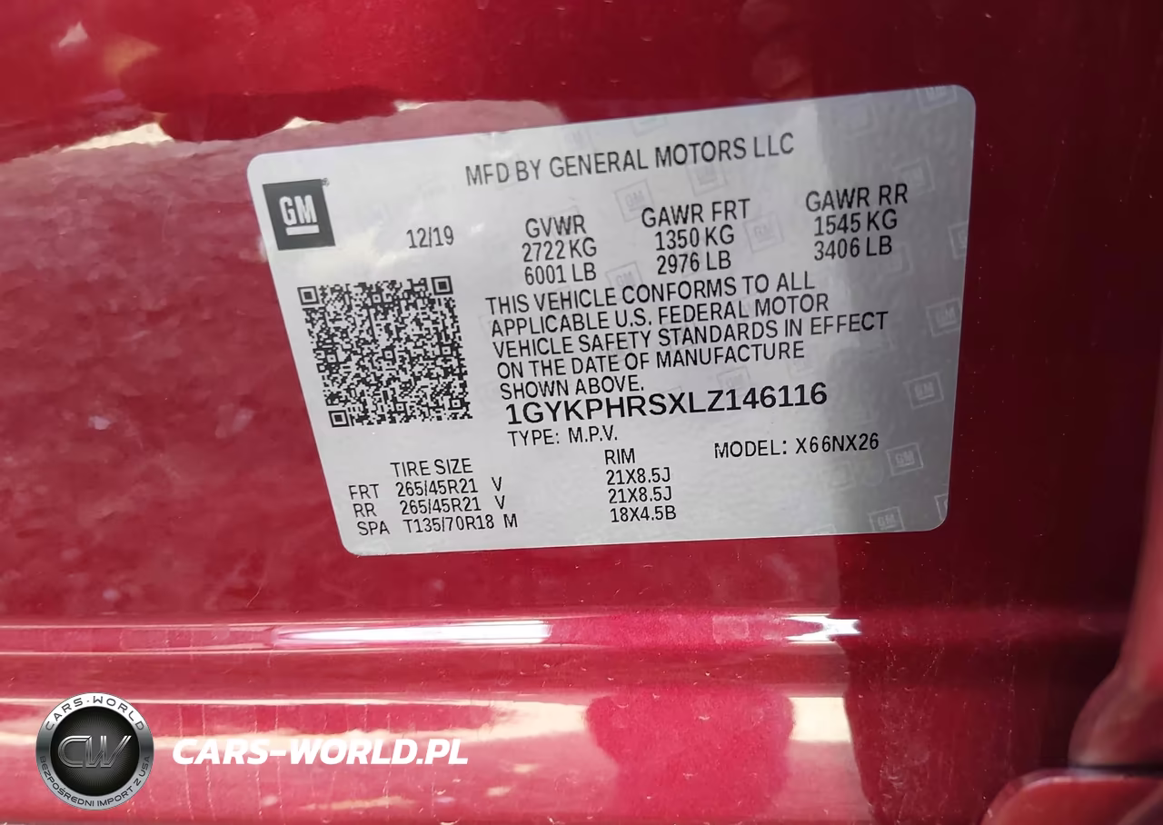 2020 Cadillac Xt6 Awd Sport VIN:1GYKPHRSXLZ146116 - 9
