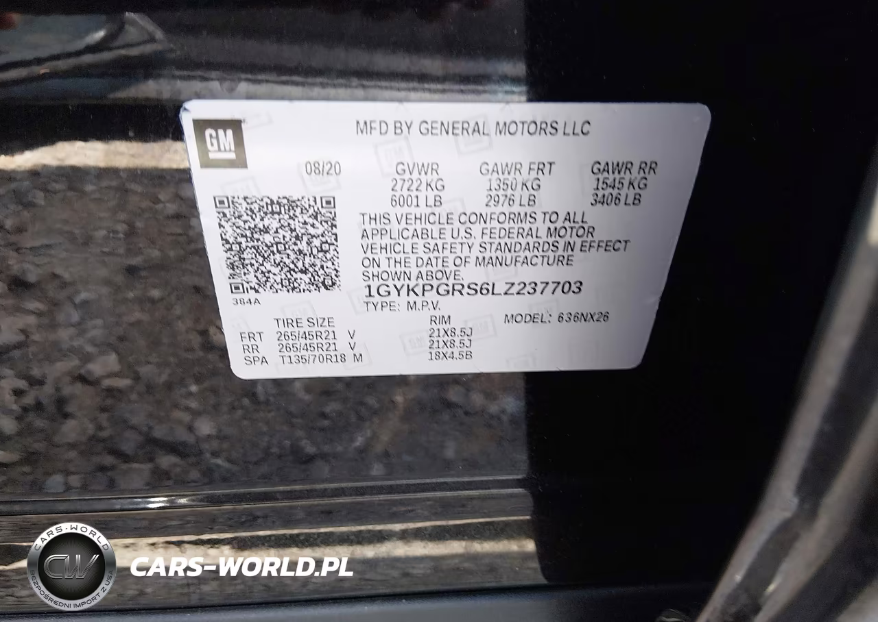2020 Cadillac Xt6 Awd Sport VIN:1GYKPGRS6LZ237703 - 9