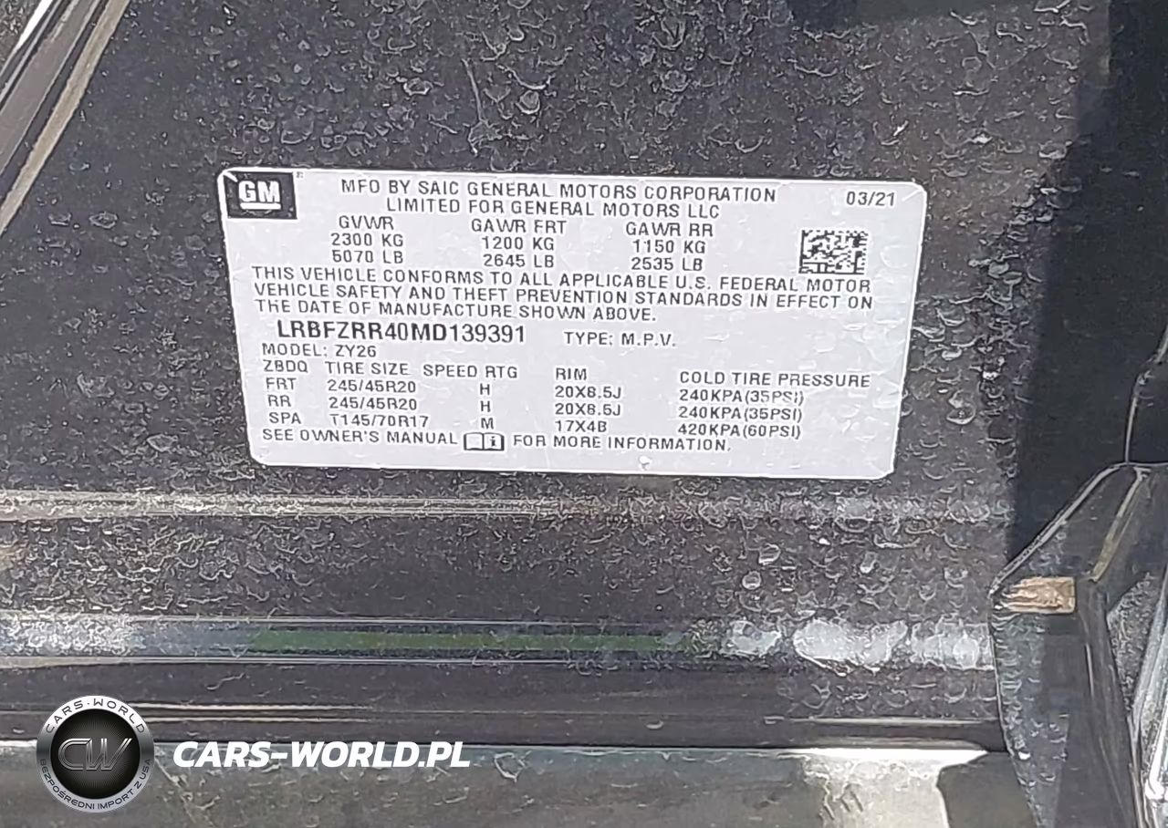 2021 Buick Envision Fwd Avenir VIN:LRBFZRR40MD139391 - 9