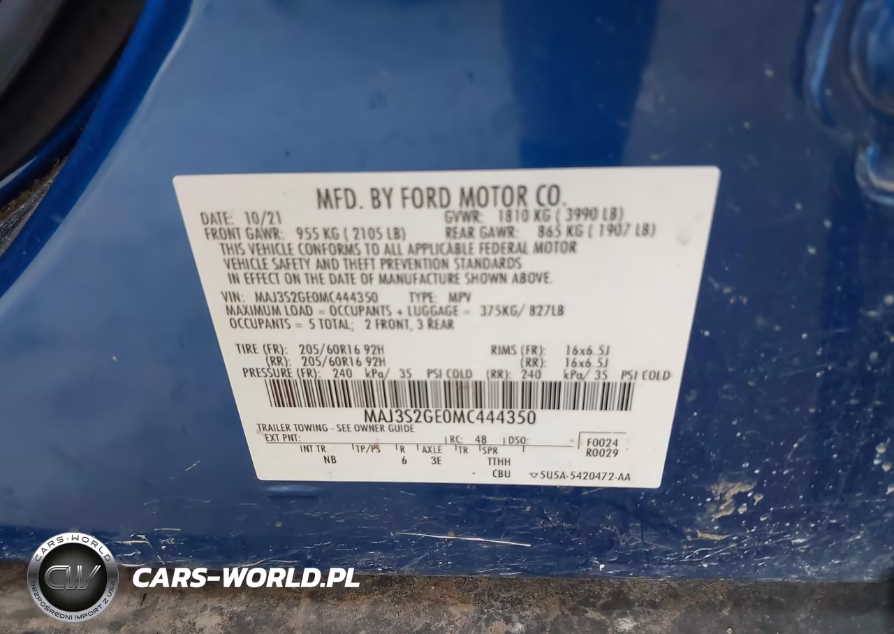 2021 Ford Ecosport Se VIN:MAJ3S2GE0MC444350 - 9