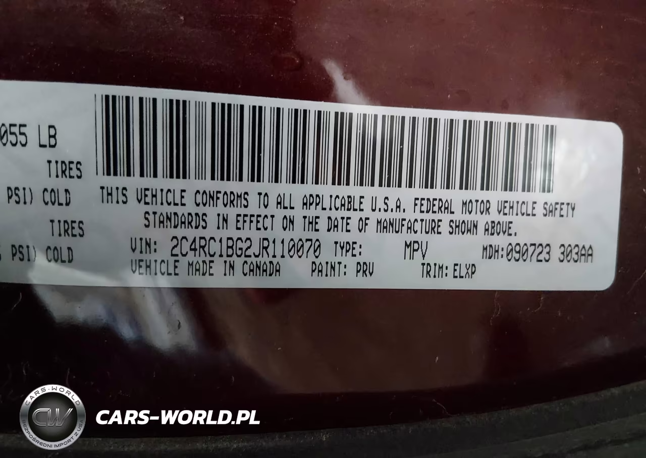 2018 Chrysler Pacifica Touring L VIN:2C4RC1BG2JR110070 - 9