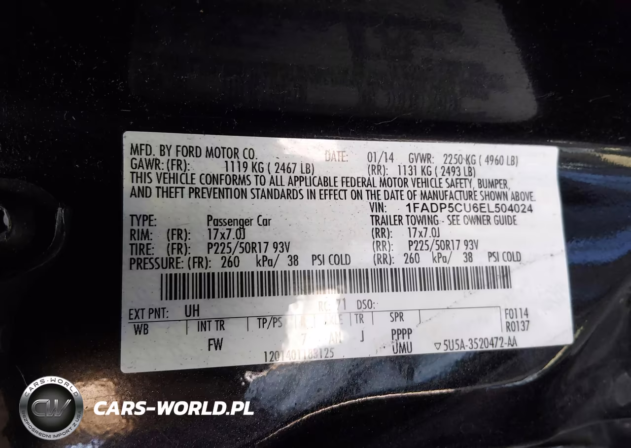 2014 Ford C-Max Energi Sel VIN:1FADP5CU6EL504024 - 9