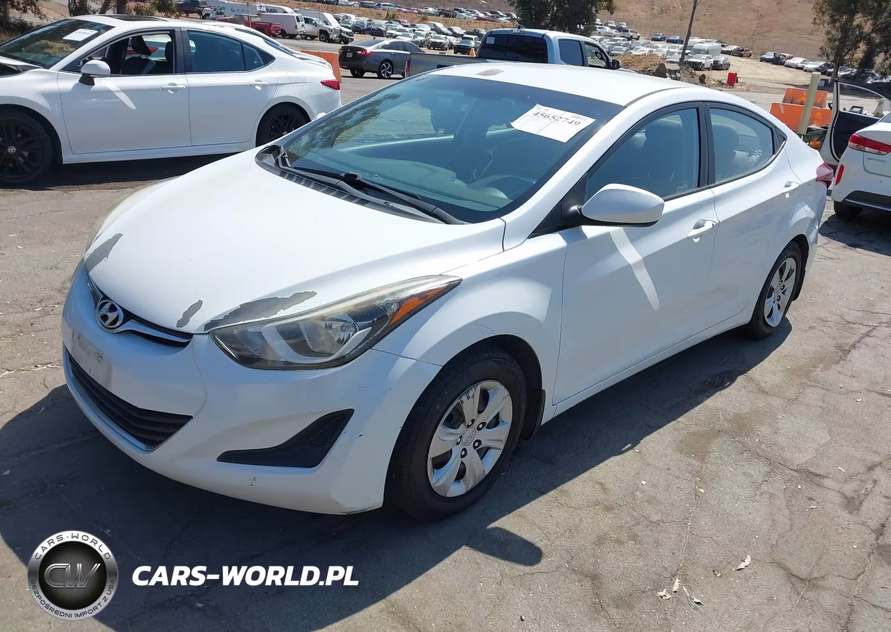 2016 Hyundai Elantra Se VIN:5NPDH4AEXGH733262 - 2
