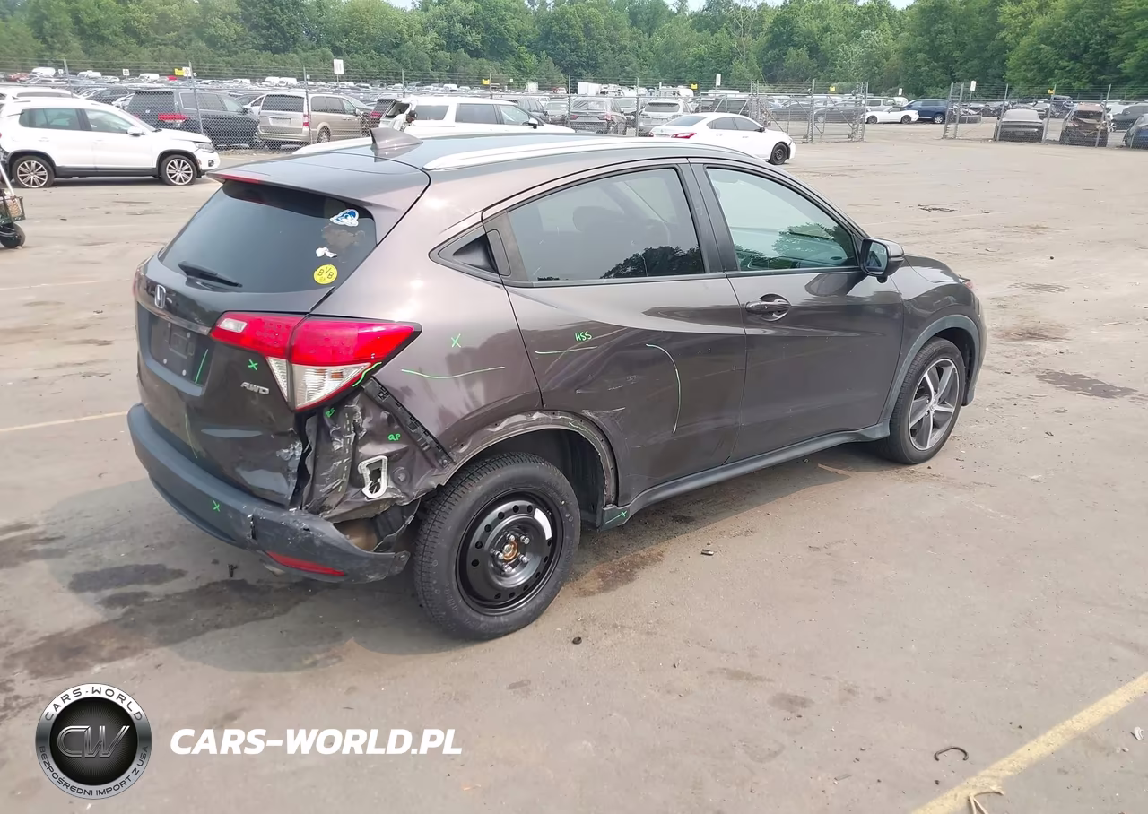 2021 Honda Hr-V Awd Ex VIN:3CZRU6H50MM716084 - 4