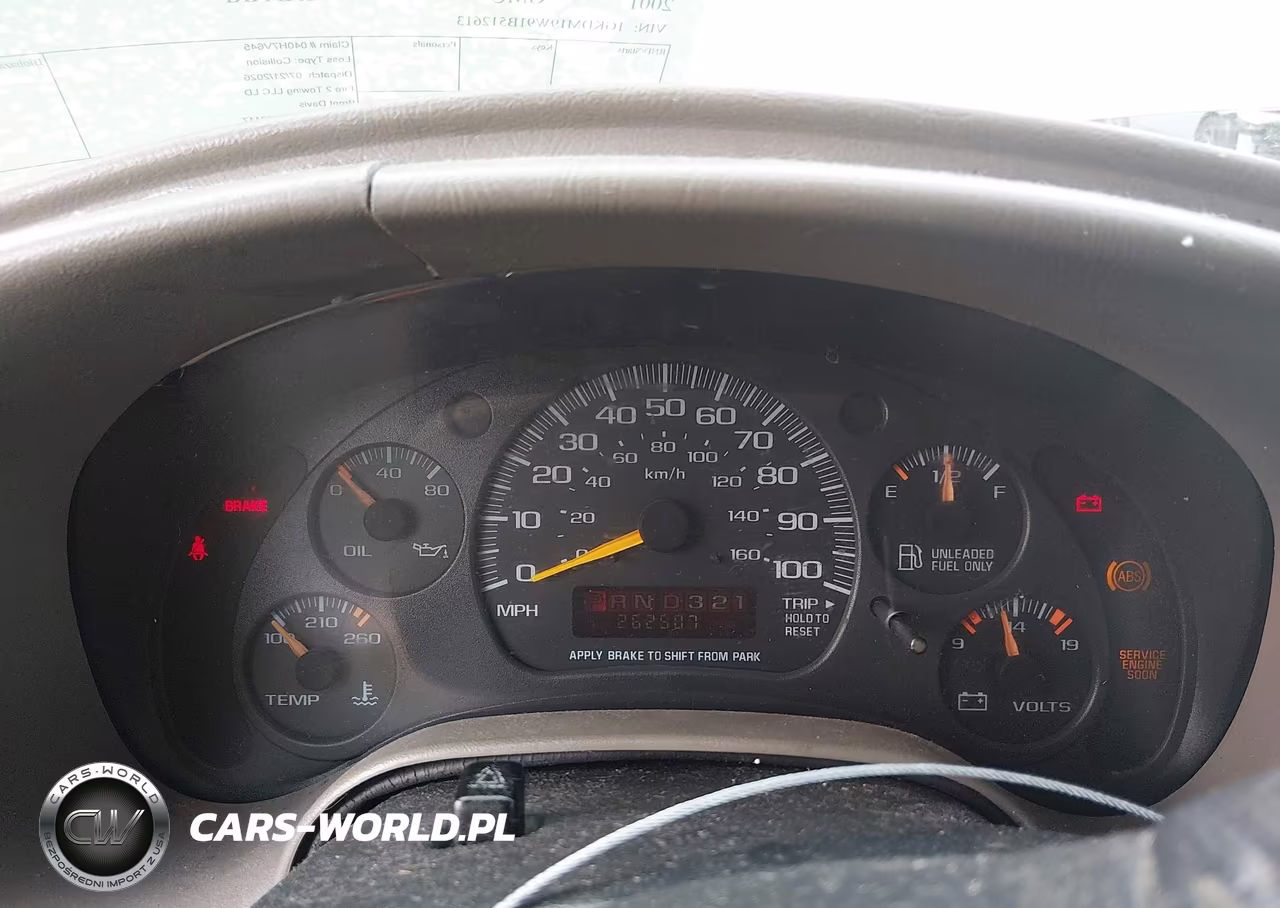 2001 GMC Safari Sle VIN:1GKDM19W91B512613 - 7