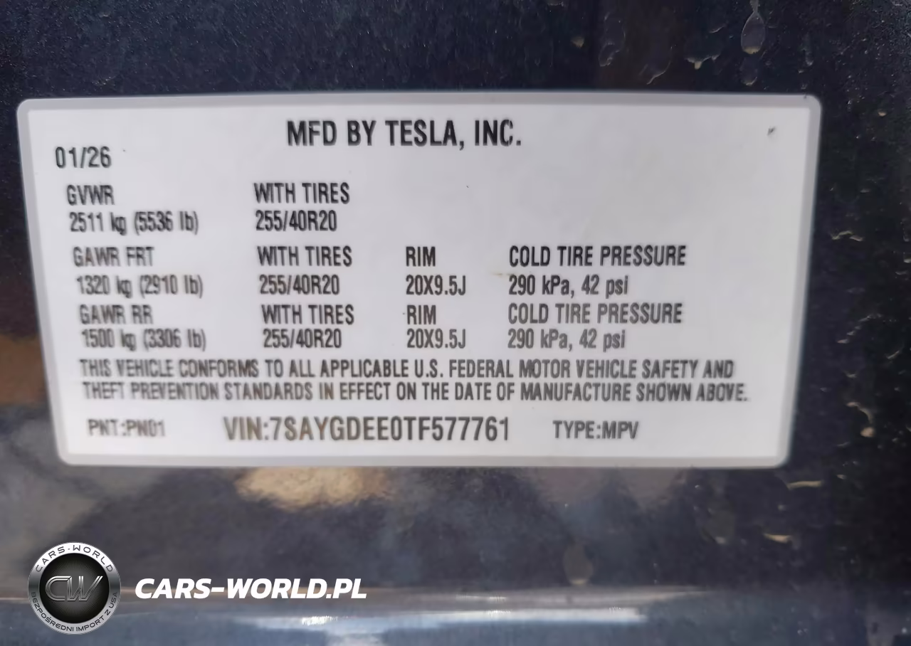 2026 Tesla Model Y All-Wheel Drive-Long Range Launch Series-Premium All-Wheel Drive VIN:7SAYGDEE0TF577761 - 9