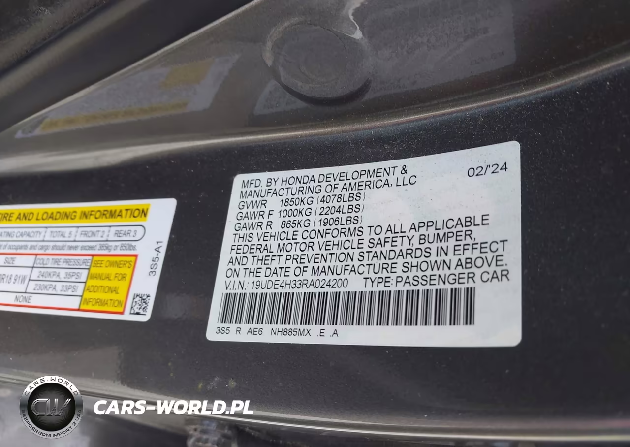2024 Acura Integra A-Spec VIN:19UDE4H33RA024200 - 9