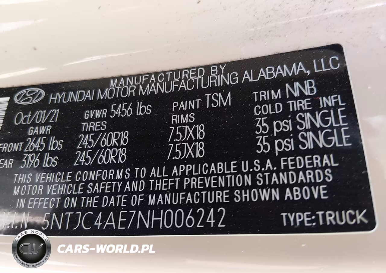 2022 Hyundai Santa Cruz Sel VIN:5NTJC4AE7NH006242 - 9