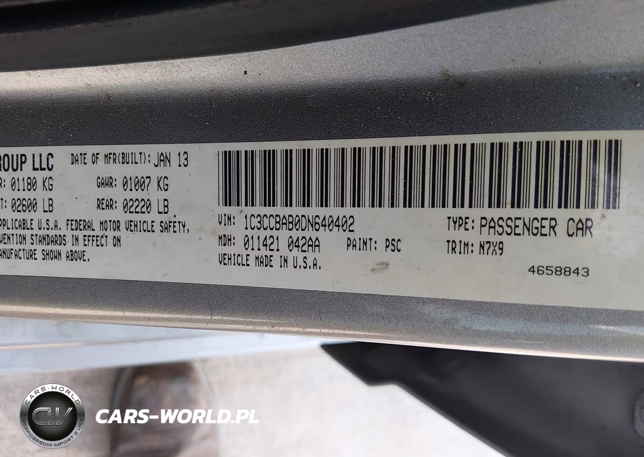 2013 Chrysler 200 Lx VIN:1C3CCBAB0DN640402 - 9