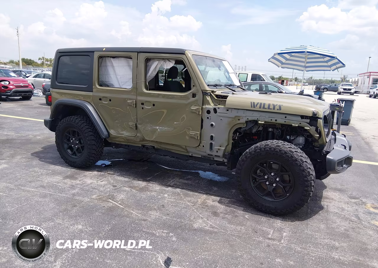 2025 Jeep Wrangler 4-Door Willys 4X4 VIN:1C4PJXDN8SW516570 - 1