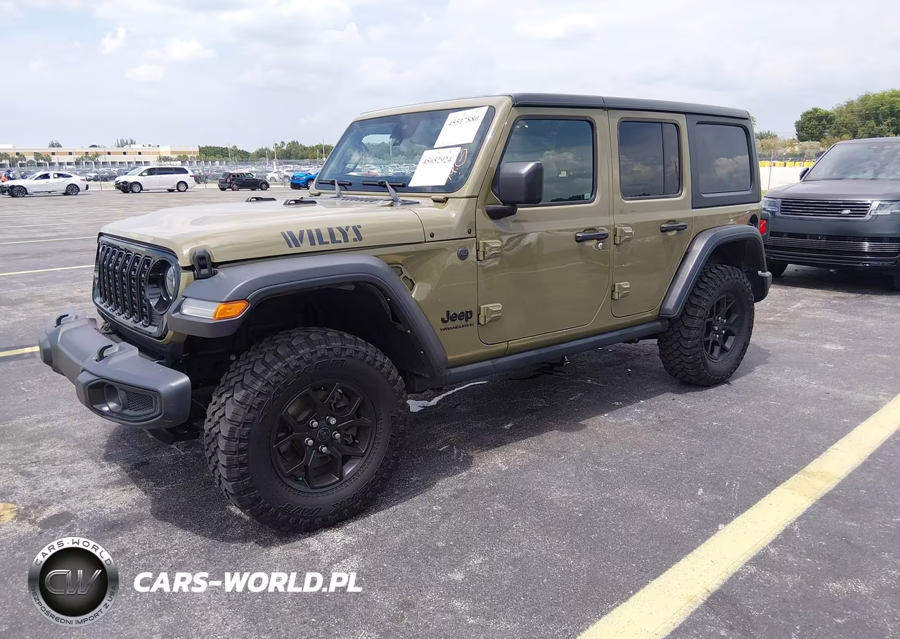 2025 Jeep Wrangler 4-Door Willys 4X4 VIN:1C4PJXDN8SW516570 - 2