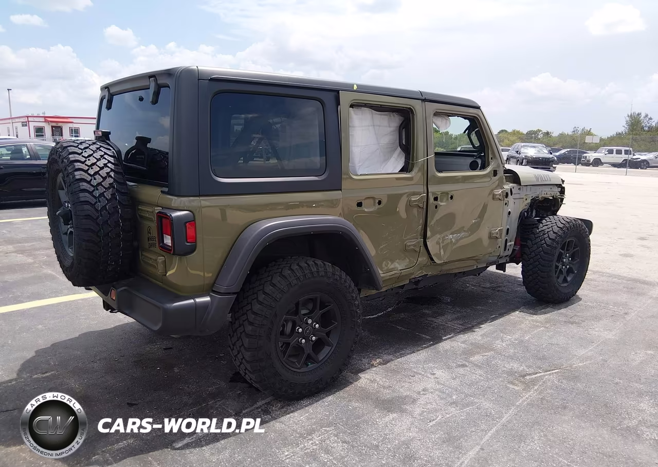 2025 Jeep Wrangler 4-Door Willys 4X4 VIN:1C4PJXDN8SW516570 - 4