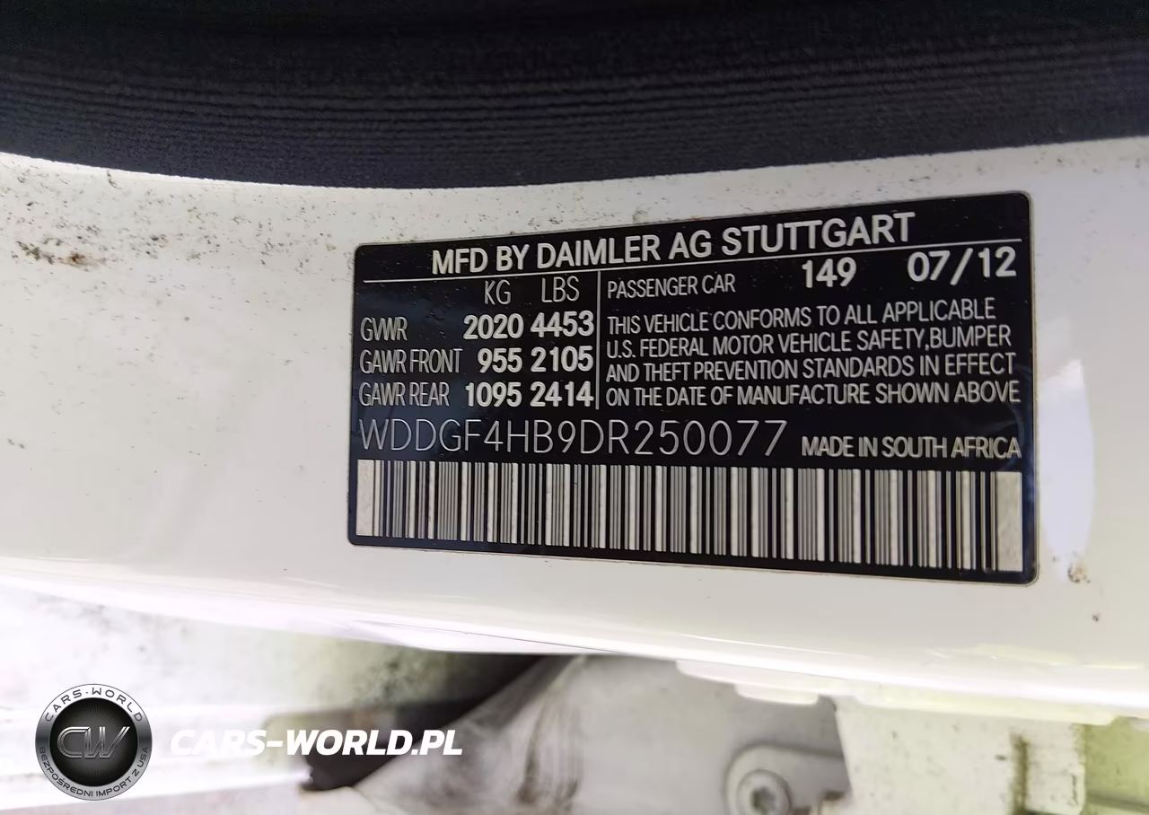 2013 Mercedes-Benz C 250 Sport VIN:WDDGF4HB9DR250077 - 9