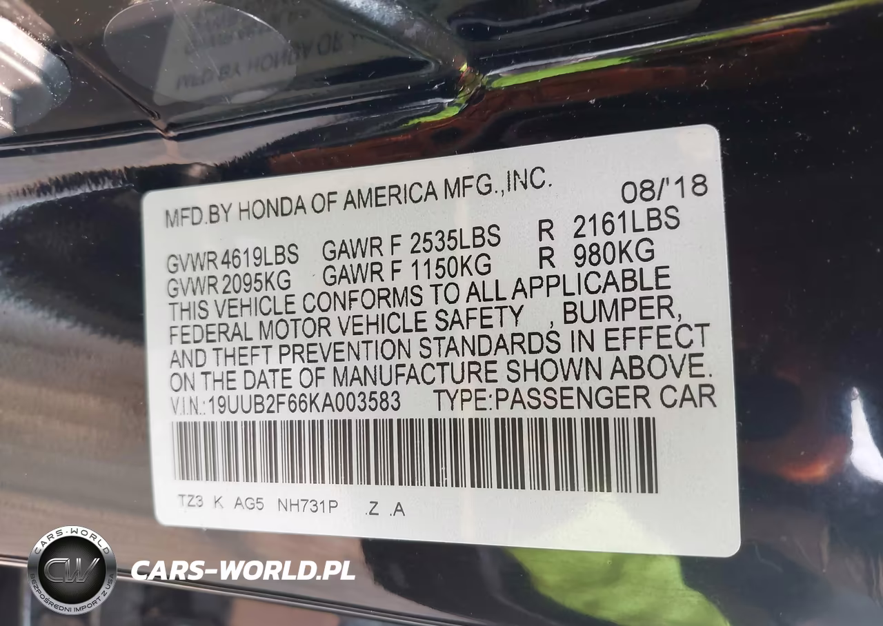 2019 Acura Tlx Tech A-Spec Pkgs VIN:19UUB2F66KA003583 - 9