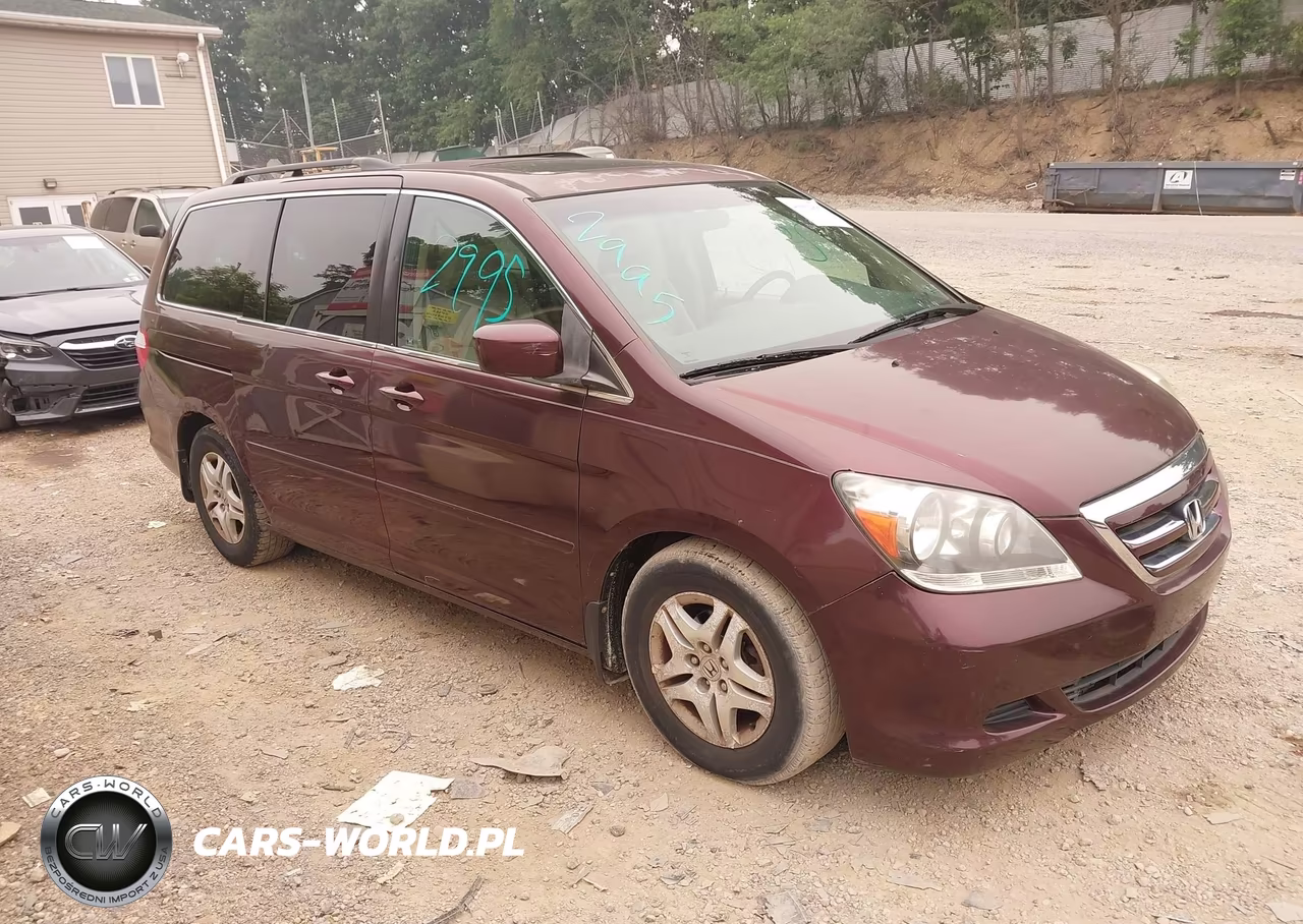 2007 Honda Odyssey Ex-L VIN:5FNRL38727B461438 - 1