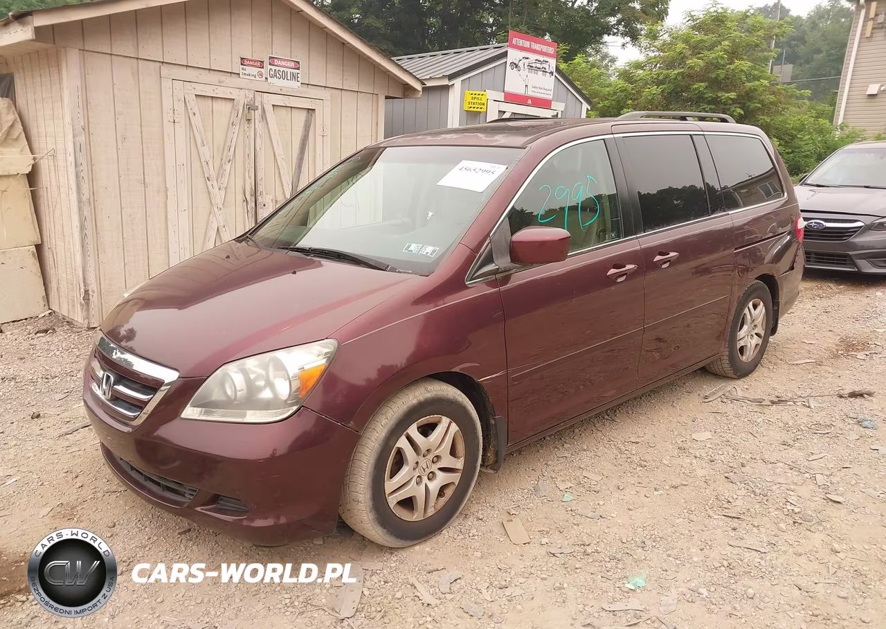 2007 Honda Odyssey Ex-L VIN:5FNRL38727B461438 - 2