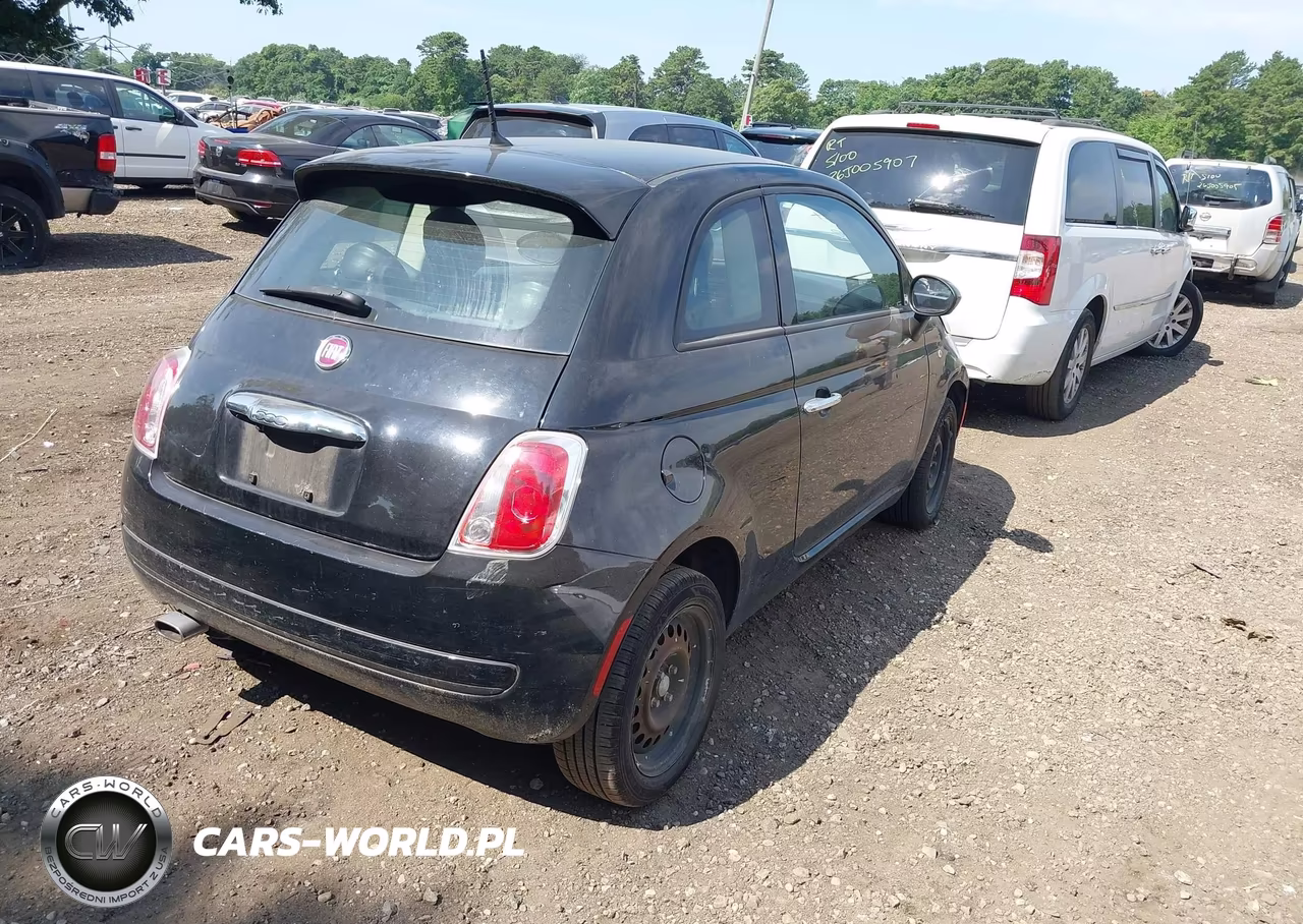2015 Fiat 500 Pop VIN:3C3CFFAR3FT561966 - 4