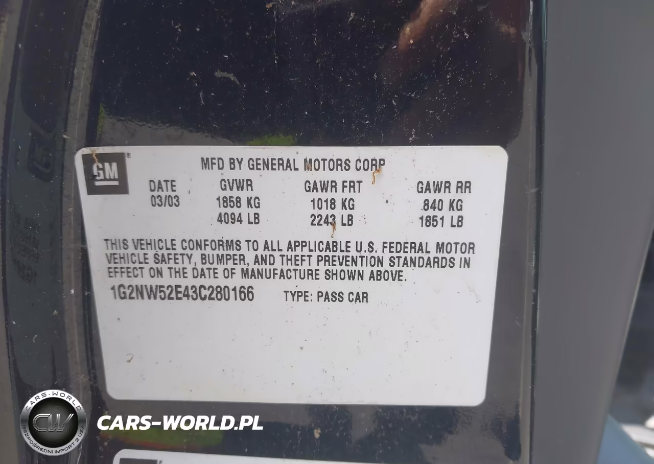 2003 Pontiac Grand Am Gt VIN:1G2NW52E43C280166 - 9