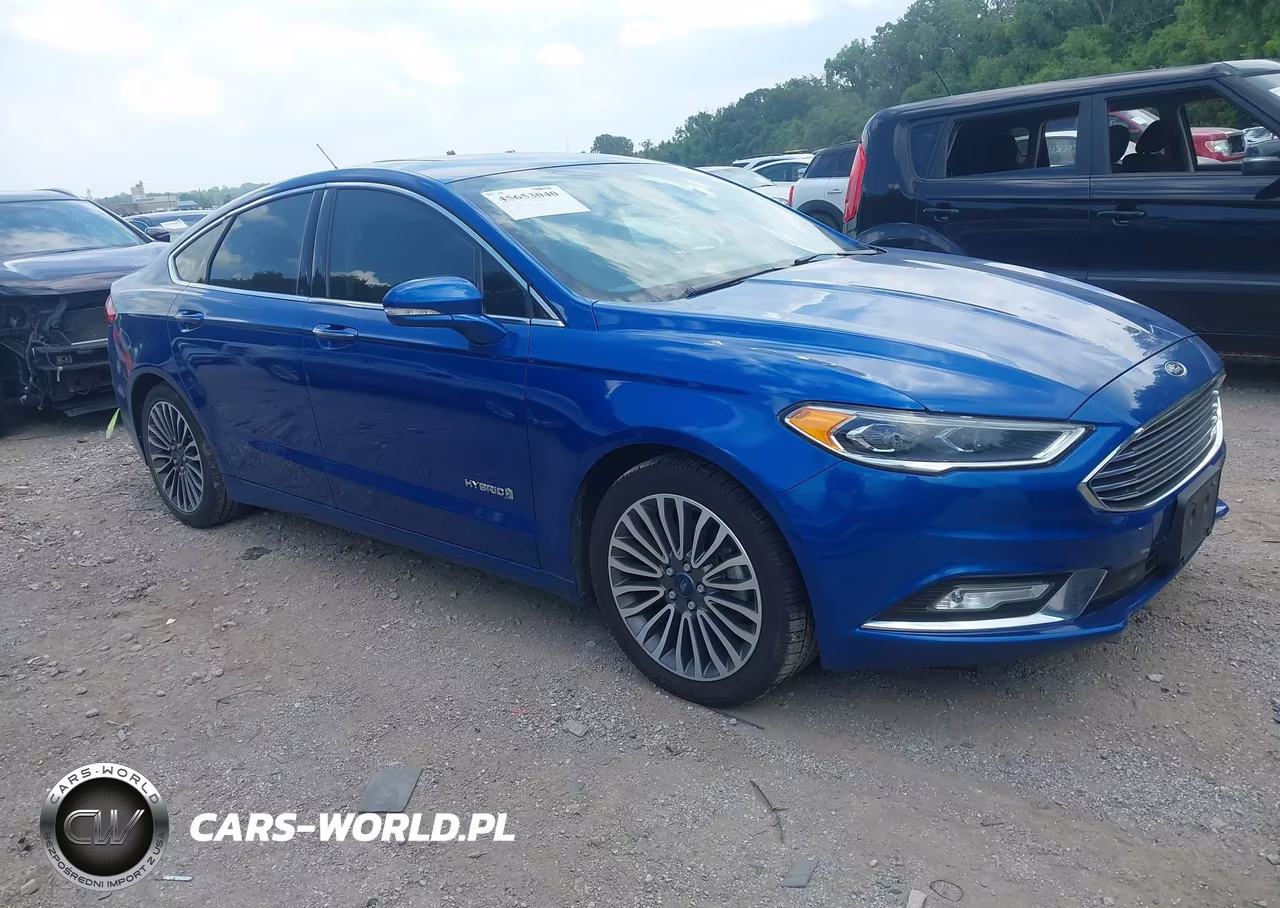 2017 Ford Fusion Hybrid Titanium VIN:3FA6P0RU1HR388854 - 1