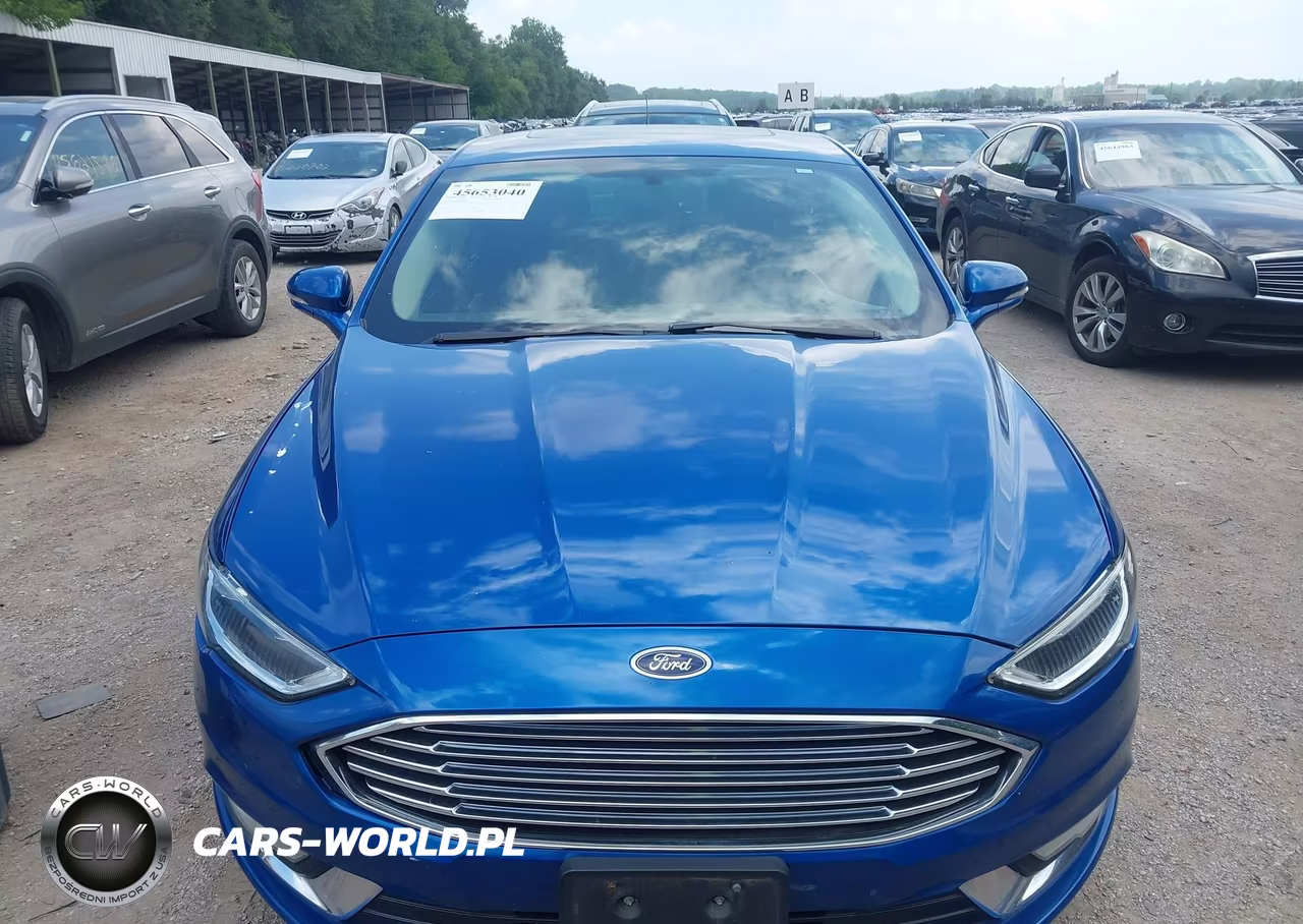 2017 Ford Fusion Hybrid Titanium VIN:3FA6P0RU1HR388854 - 12