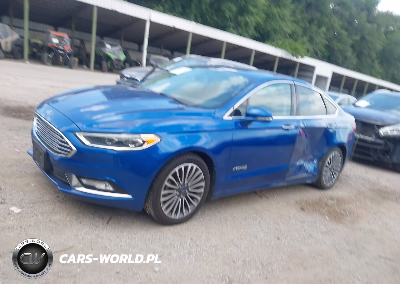 2017 Ford Fusion Hybrid Titanium VIN:3FA6P0RU1HR388854 - 14