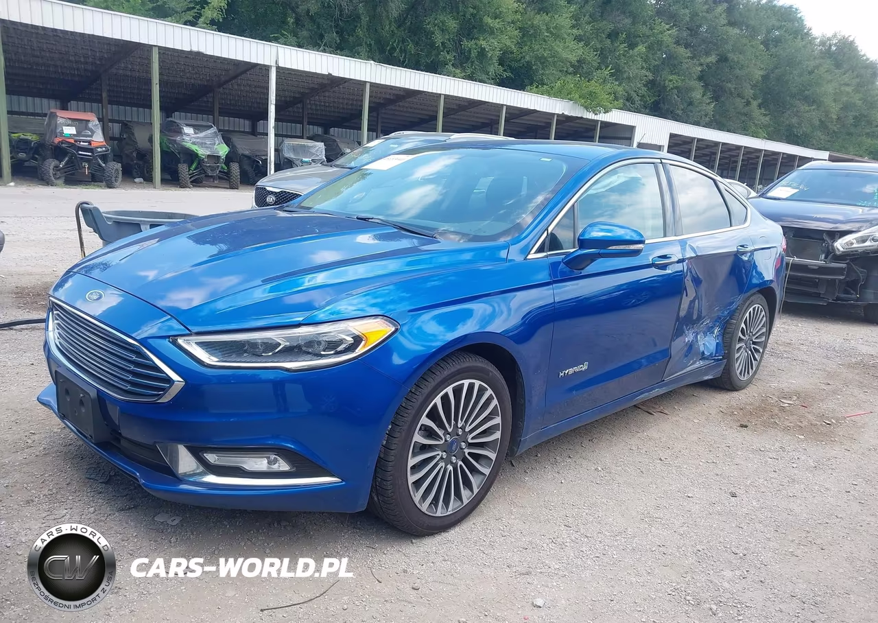 2017 Ford Fusion Hybrid Titanium VIN:3FA6P0RU1HR388854 - 2