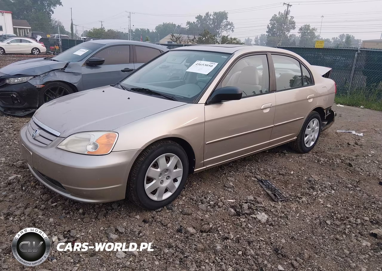 2001 Honda Civic Ex VIN:1HGES267X1L007555 - 2