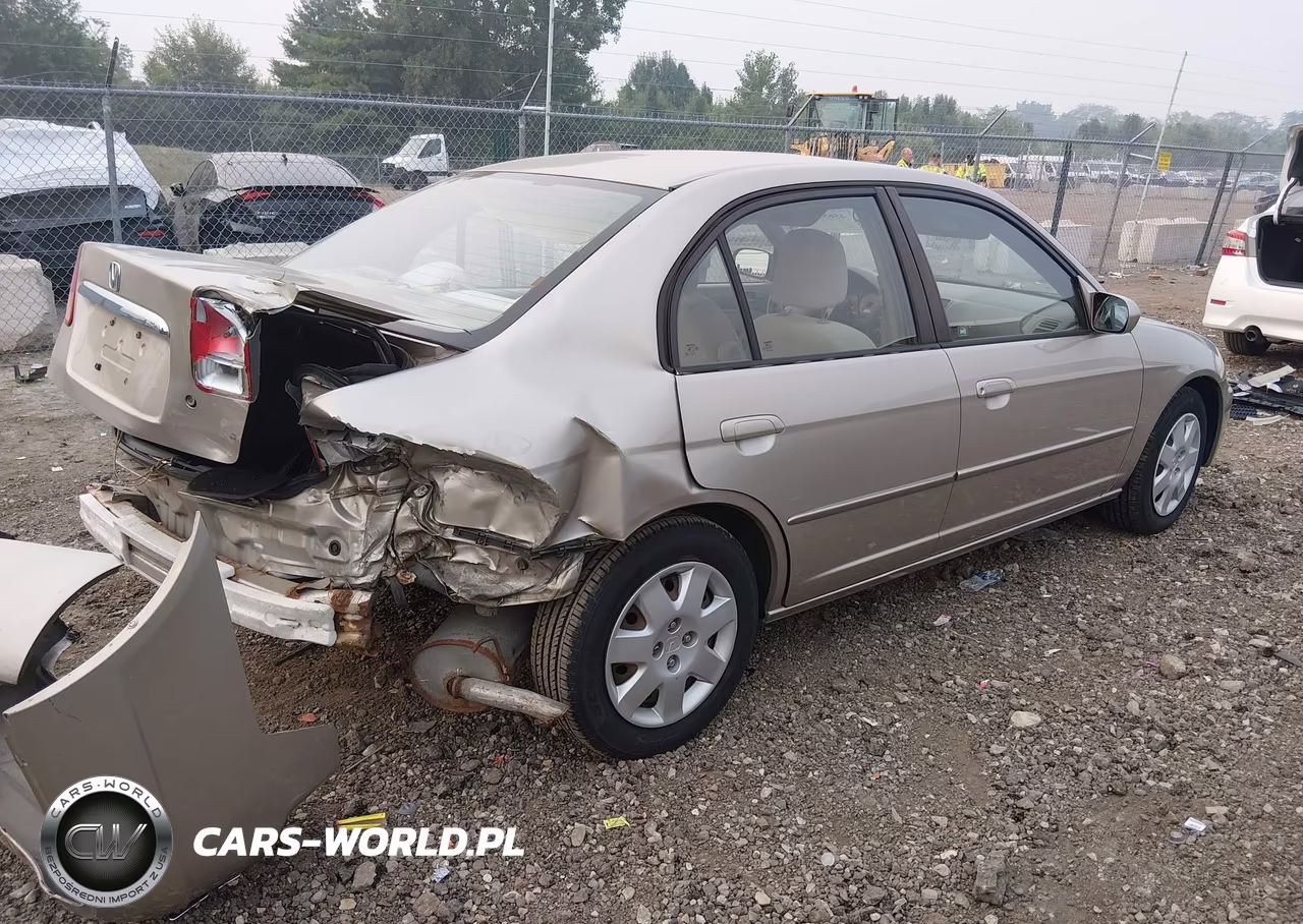 2001 Honda Civic Ex VIN:1HGES267X1L007555 - 4
