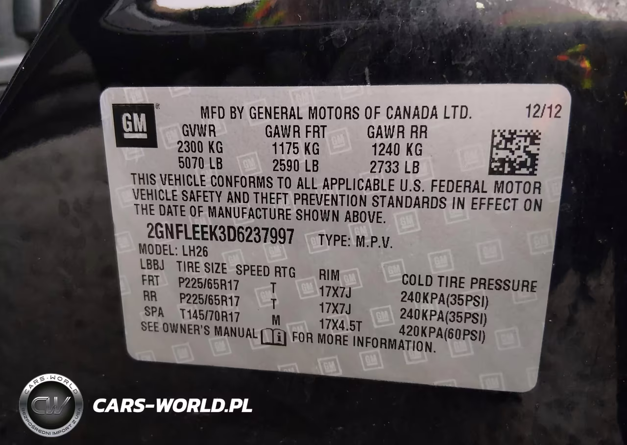 2013 Chevrolet Equinox Lt VIN:2GNFLEEK3D6237997 - 9