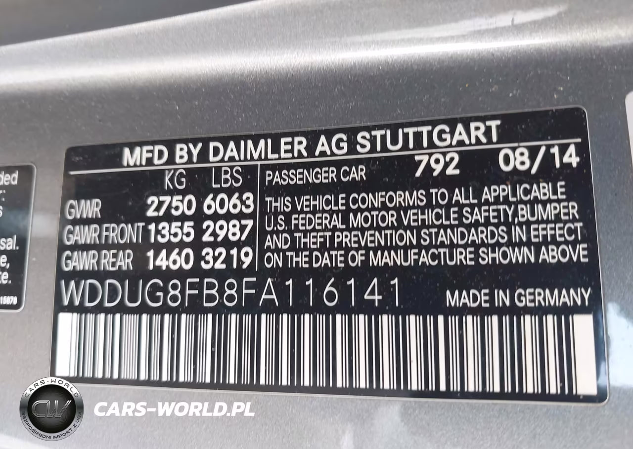 2015 Mercedes-Benz S 550 4Matic VIN:WDDUG8FB8FA116141 - 9