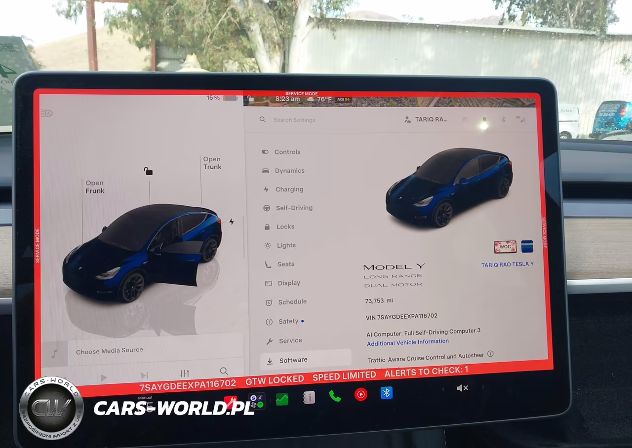 2023 Tesla Model Y Awd-Long Range Dual Motor All-Wheel Drive VIN:7SAYGDEEXPA116702 - 7