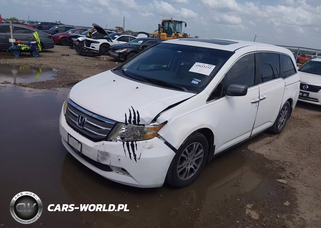 2013 Honda Odyssey Ex-L VIN:5FNRL5H66DB057167 - 2