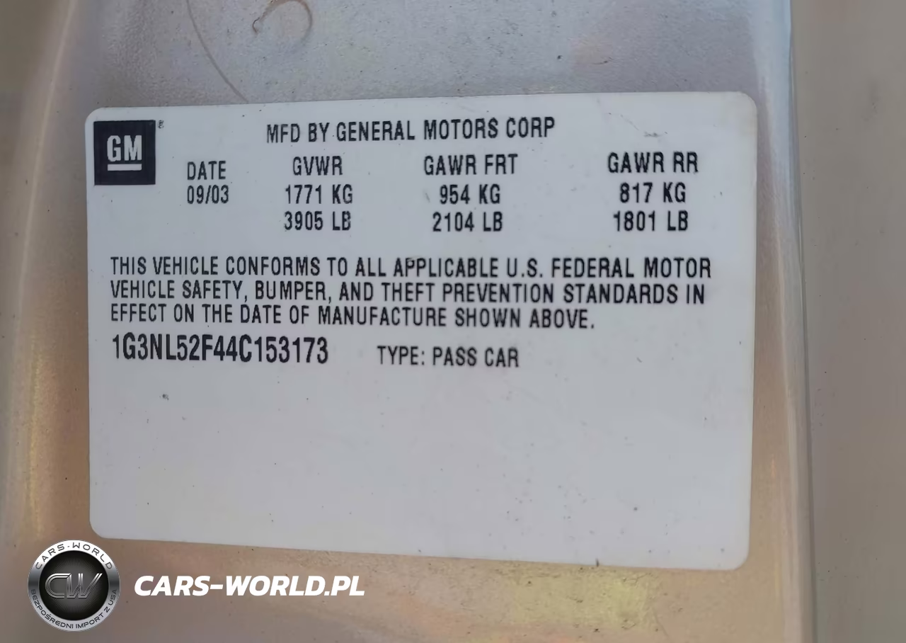 2004 Oldsmobile Alero Gl1 VIN:1G3NL52F44C153173 - 9