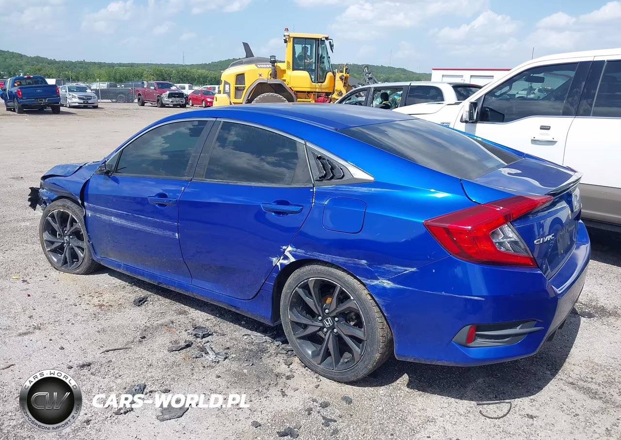 2019 Honda Civic Sport VIN:19XFC2F88KE039763 - 3
