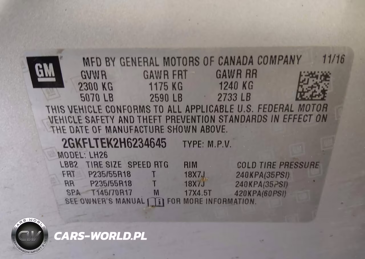 2017 GMC Terrain Sle-2 VIN:2GKFLTEK2H6234645 - 9