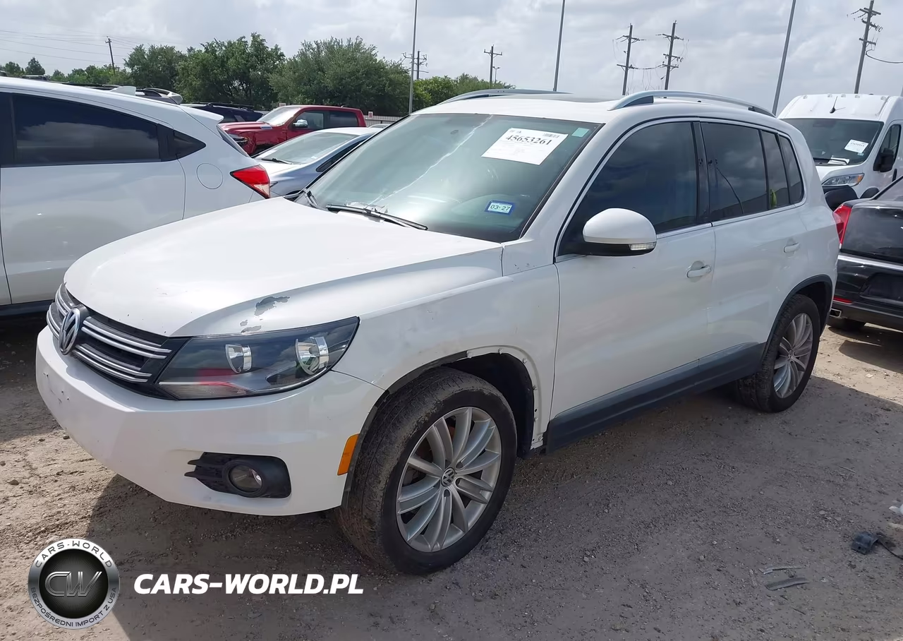 2014 Volkswagen Tiguan Sel VIN:WVGAV3AXXEW542600 - 2