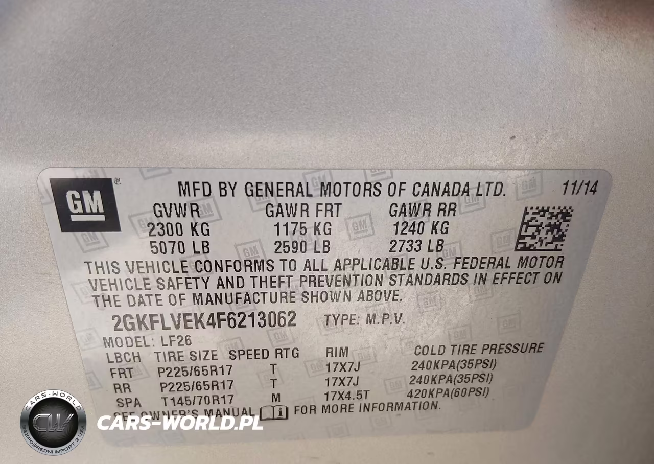 2015 GMC Terrain Sle-1 VIN:2GKFLVEK4F6213062 - 9