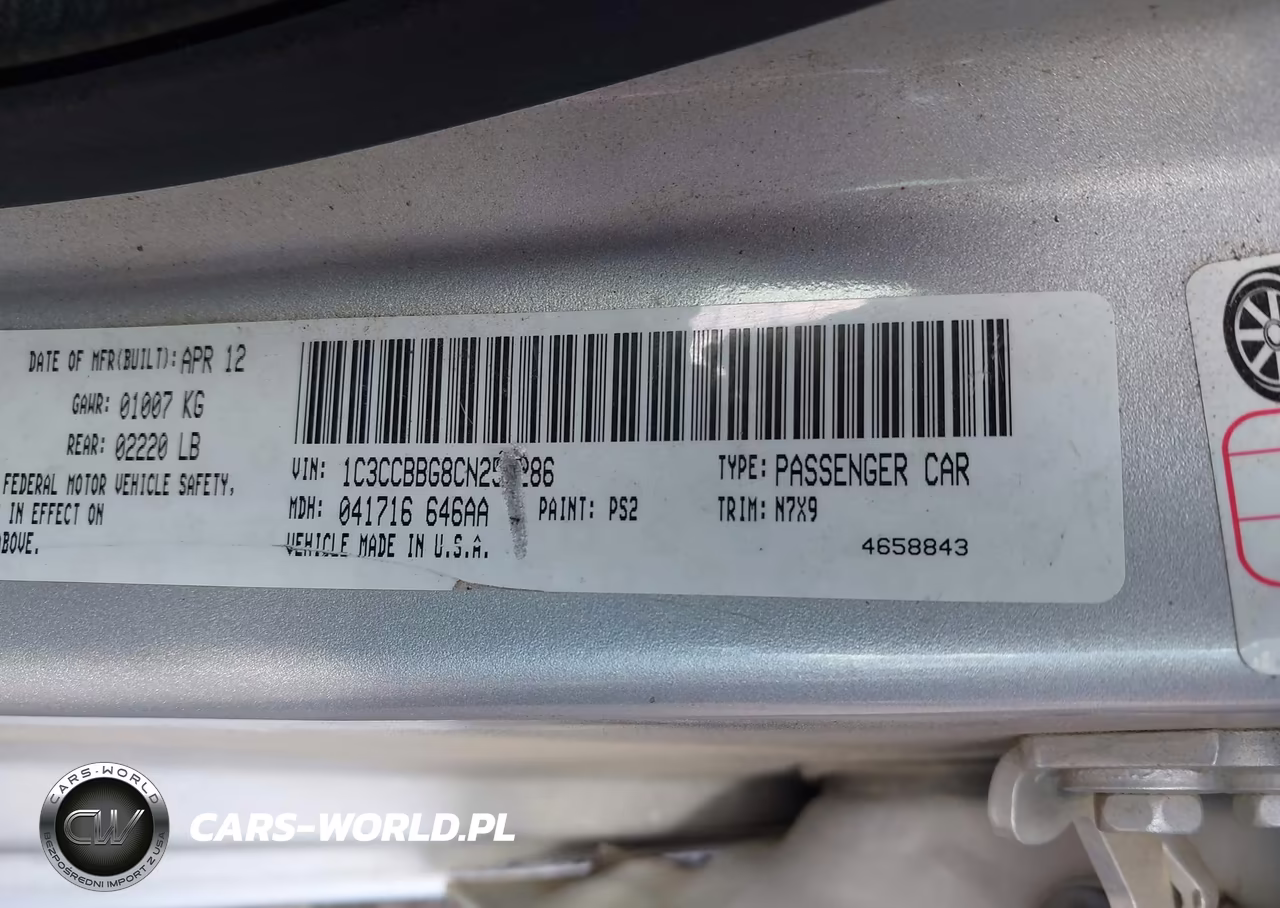 2012 Chrysler 200 Touring VIN:1C3CCBBG8CN258286 - 9