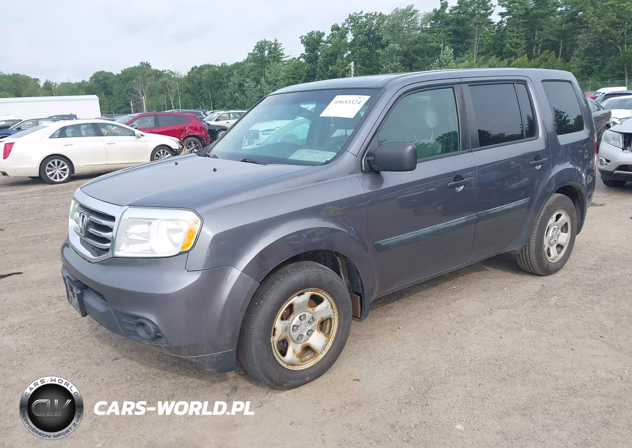 2015 Honda Pilot Lx VIN:5FNYF4H22FB030996 - 2
