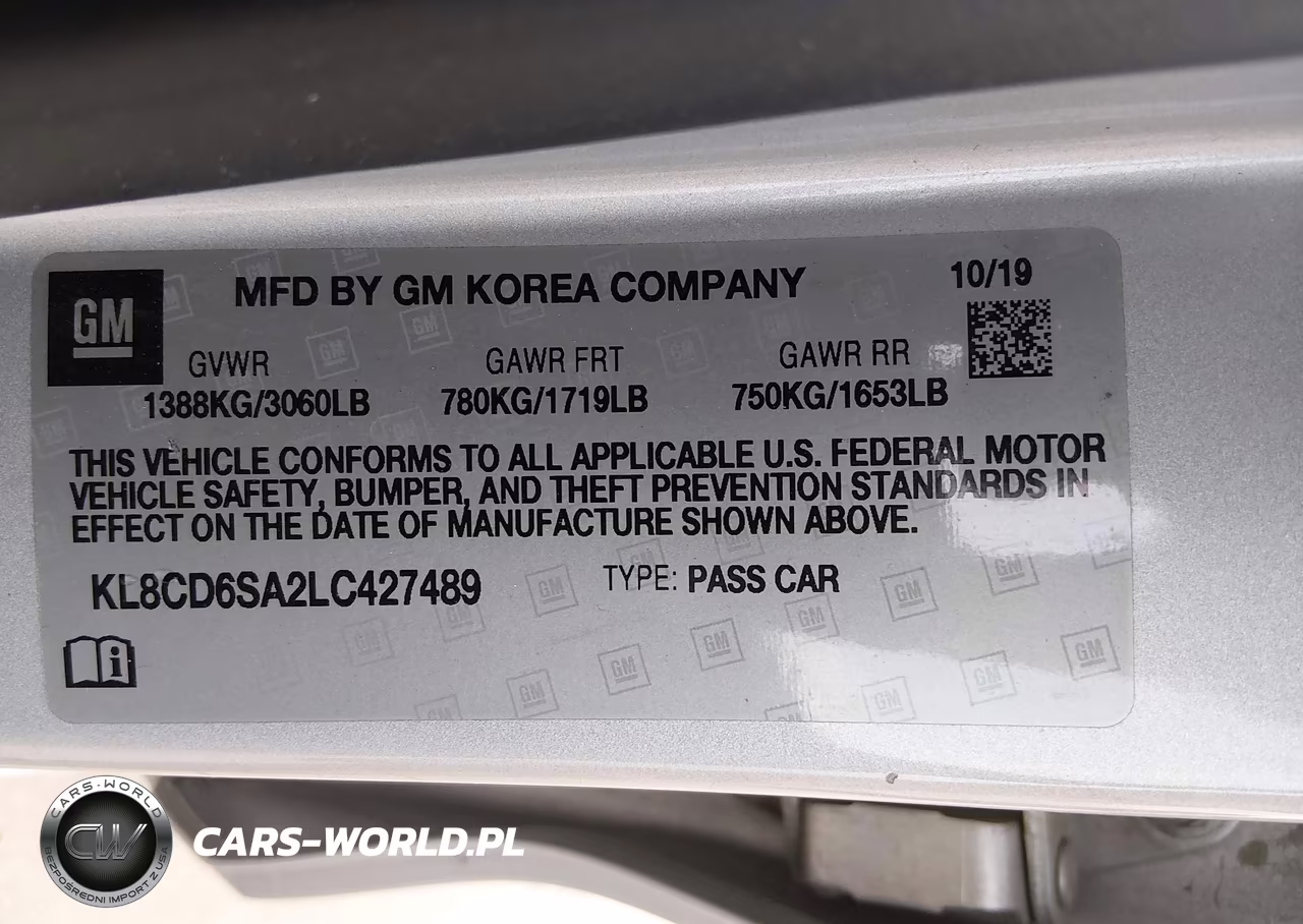 2020 Chevrolet Spark Fwd 1Lt Automatic VIN:KL8CD6SA2LC427489 - 9