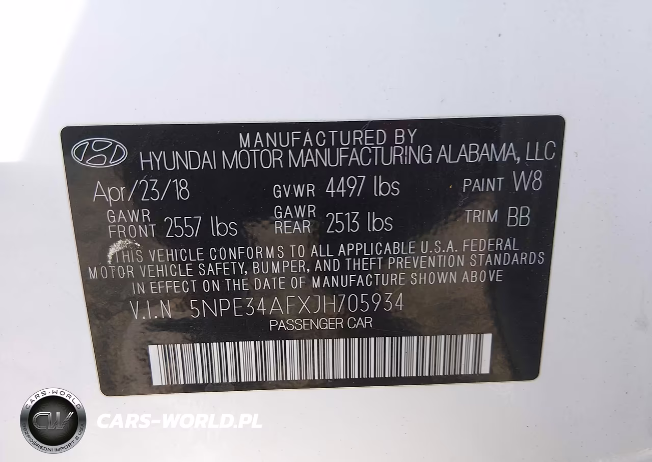 2018 Hyundai Sonata Limited VIN:5NPE34AFXJH705934 - 9