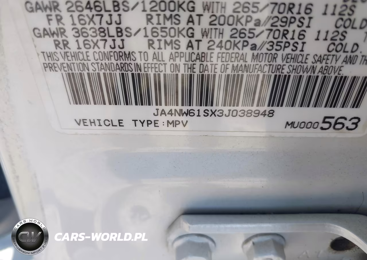 2003 Mitsubishi Montero 20Th Anniversary VIN:JA4NW61SX3J038948 - 9
