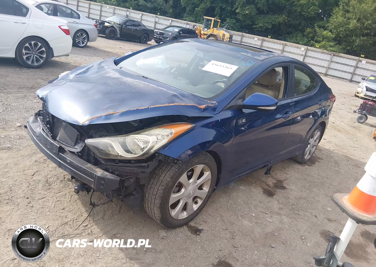 2013 Hyundai Elantra Limited VIN:KMHDH4AE3DU867074 - 2