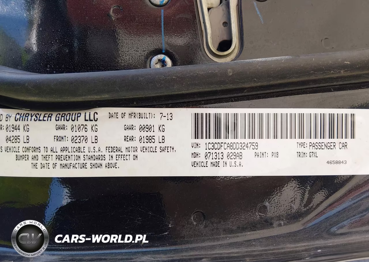 2013 Dodge Dart Limited VIN:1C3CDFCA8DD324759 - 9