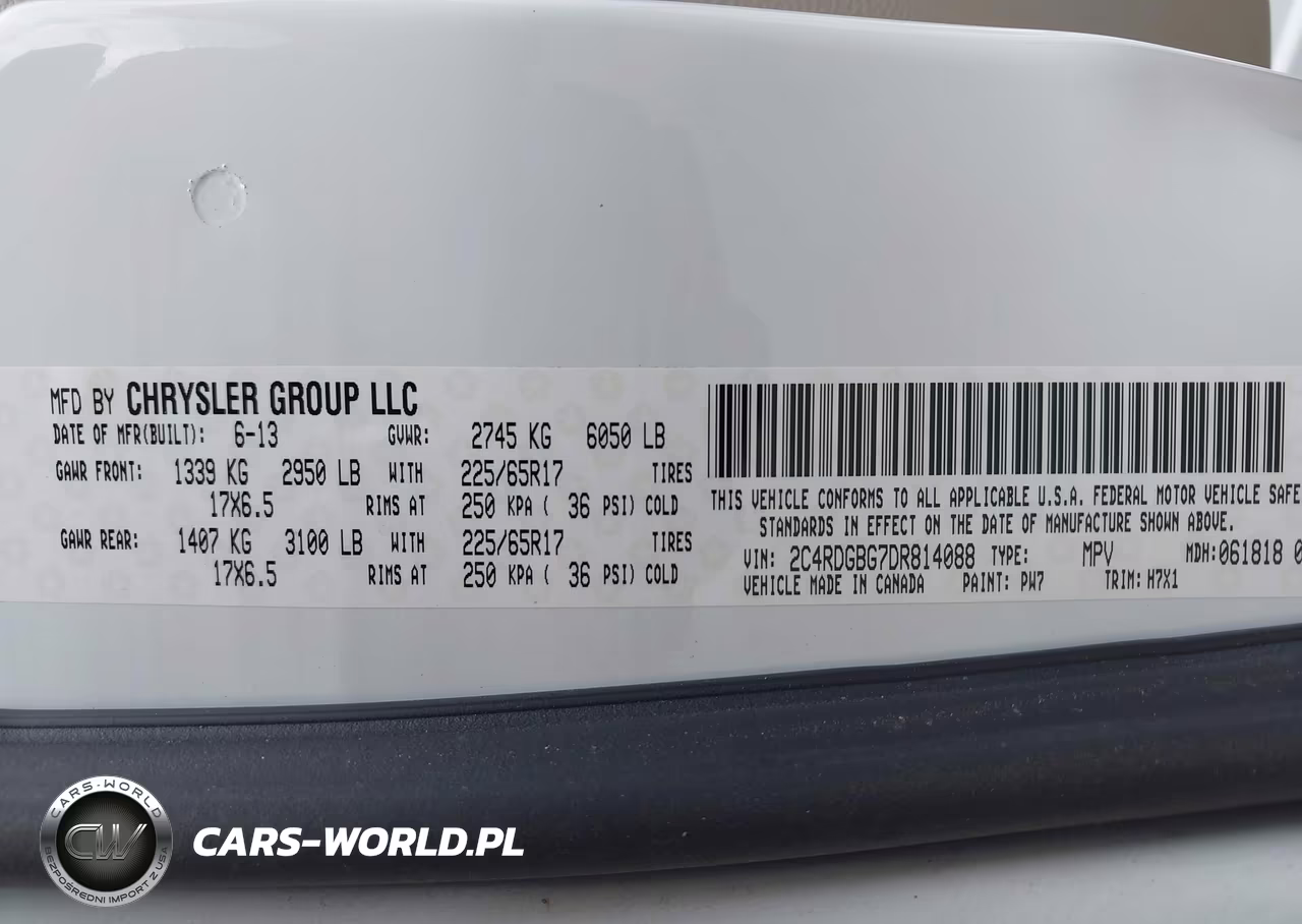 2013 Dodge Grand Caravan American Value Pkg VIN:2C4RDGBG7DR814088 - 9