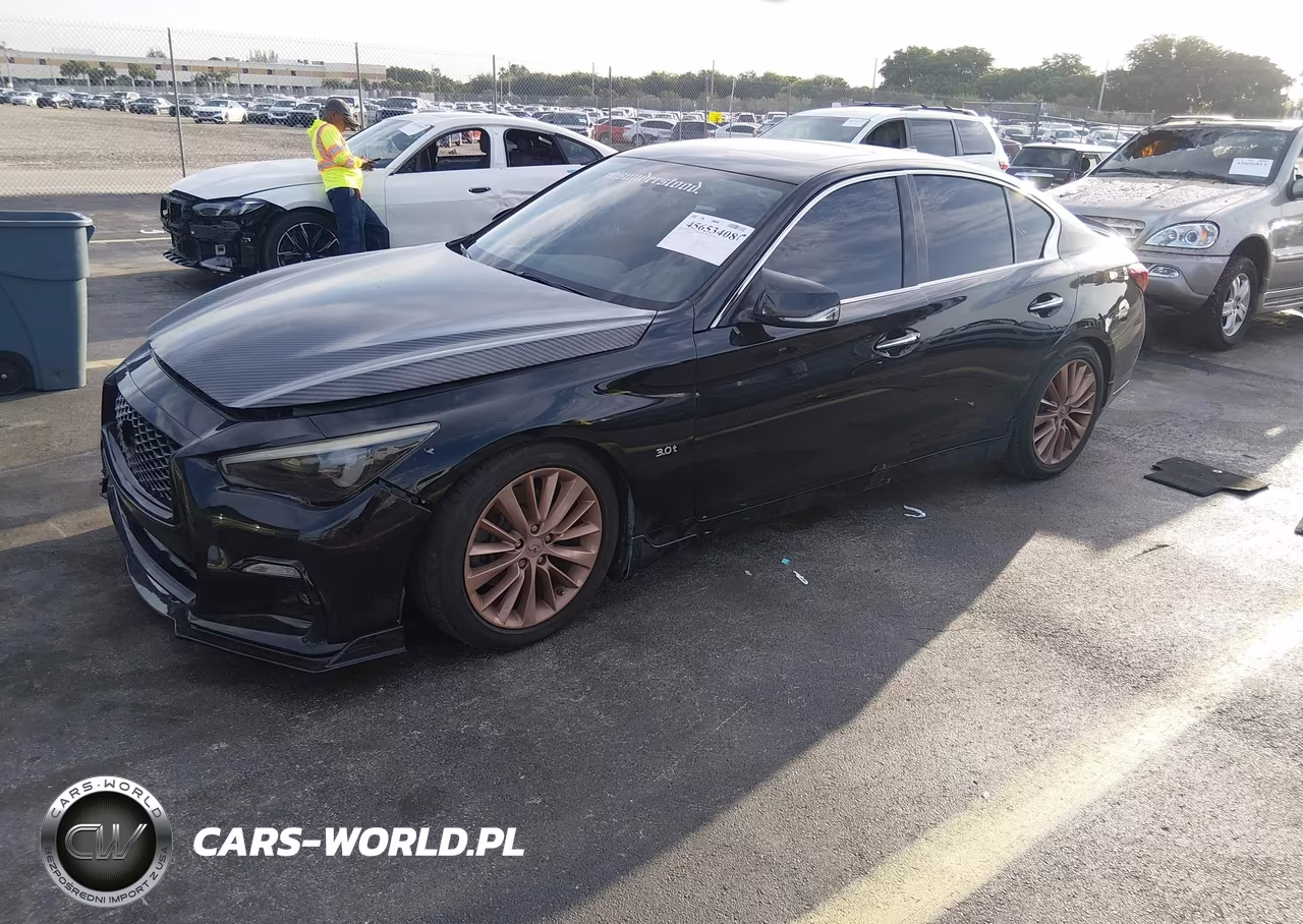 2019 Infiniti Q50 3.0T Luxe VIN:JN1EV7APXKM519552 - 2