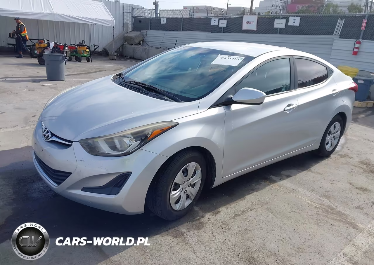 2016 Hyundai Elantra Se VIN:5NPDH4AE9GH789547 - 2