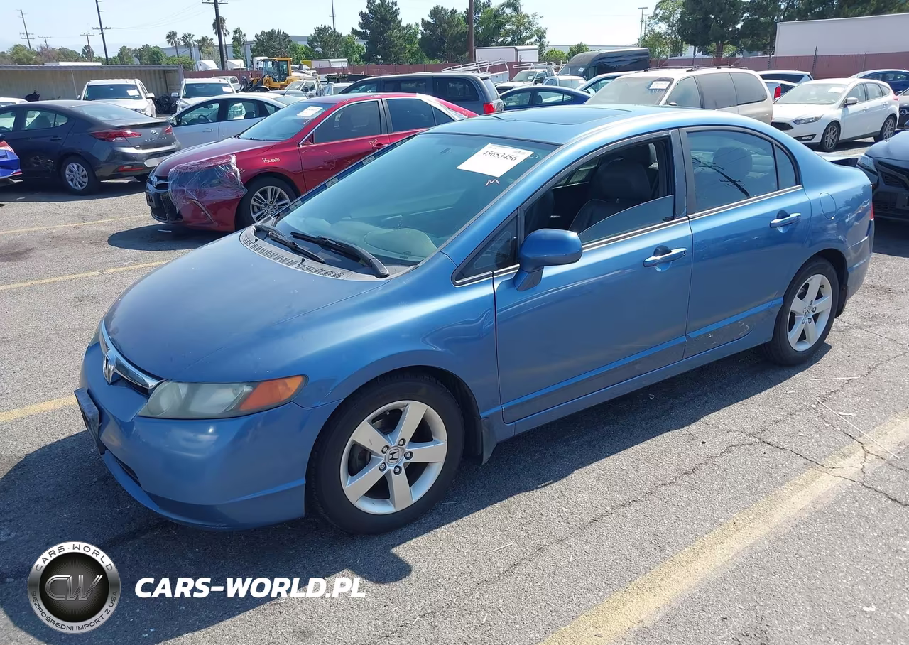 2008 Honda Civic Ex-L VIN:1HGFA16938L085401 - 2