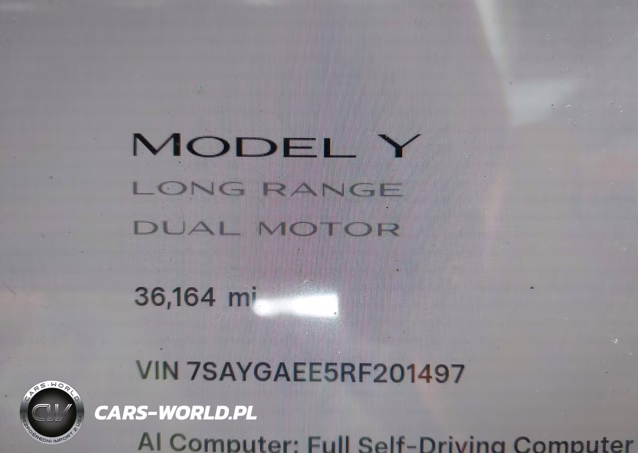 2024 Tesla Model Y Long Range Dual Motor All-Wheel Drive VIN:7SAYGAEE5RF201497 - 14